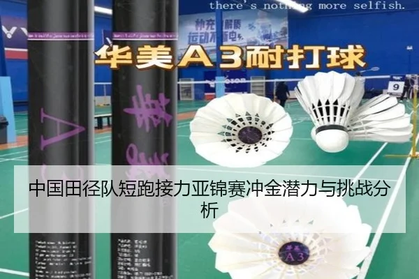 中国田径队短跑接力亚锦赛冲金潜力与挑战分析